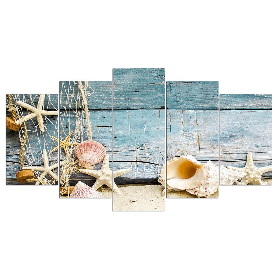 Starfish Shell – Space Canvas Wall Art