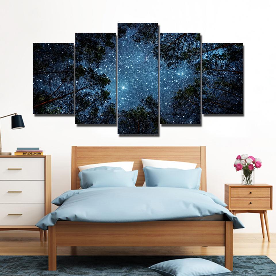 Starry Night 01 – Nature Canvas Wall Art