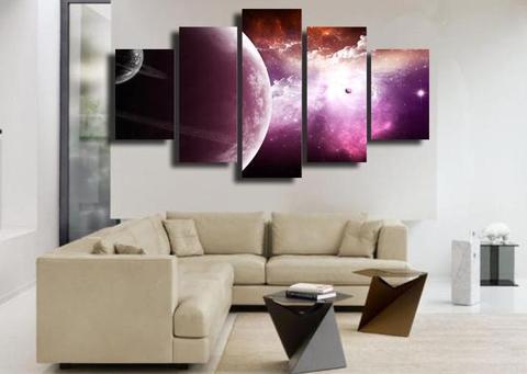 Starry Sky Cloud – Space Canvas Wall Art