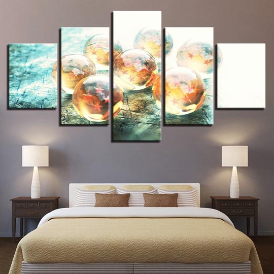 Stars In Marbles – Abstract Canvas Wall Art