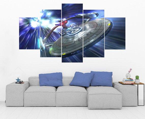 Starship Enterprise – Star Trek 4 – Movie Canvas Wall Art