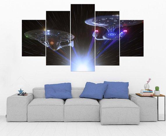 Starship Enterprise – Star Trek 5 – Movie Canvas Wall Art