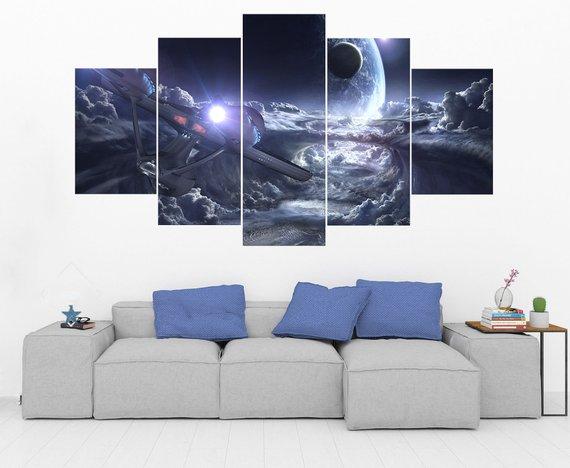 Starship Enterprise Star Trek 6 Movie – Canvas Wall Art