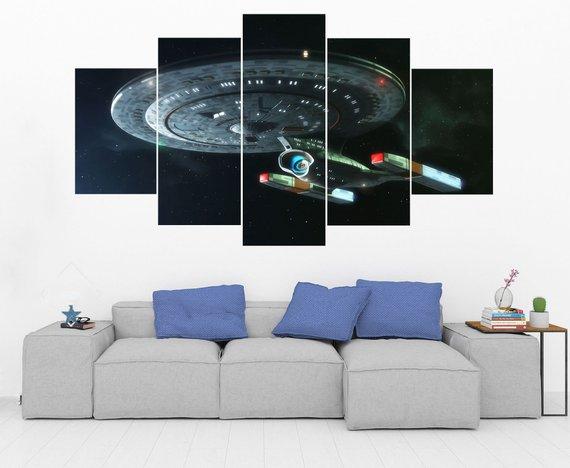 Starship Enterprise – Star Trek 8 – Movie Canvas Wall Art