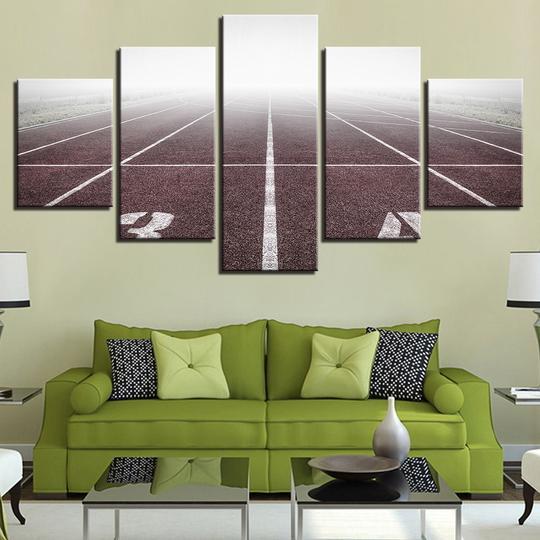 Starting Grid Running Track And Field – Sport Canvas Wall Art