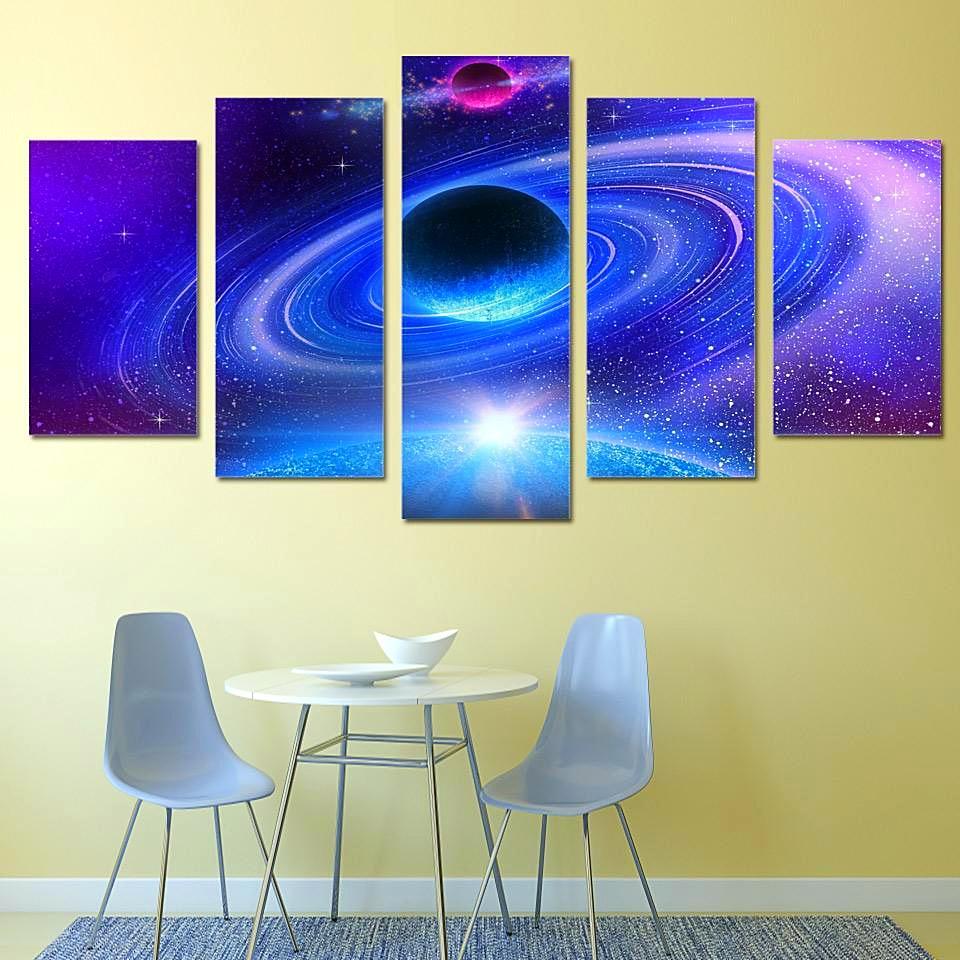 Stary Sky – Space Universe Canvas Wall Art