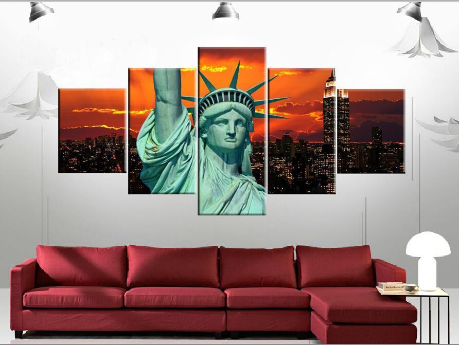 Statue Of Liberty 3 – Nature Canvas Wall Art