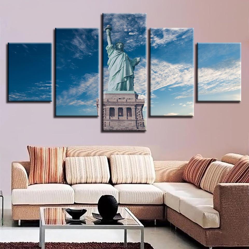 Statue Of Liberty 4 – Nature Canvas Wall Art