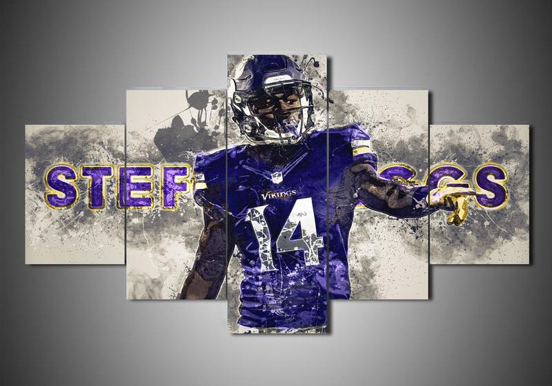 Stefon Diggs – Famous Person Canvas Wall Art