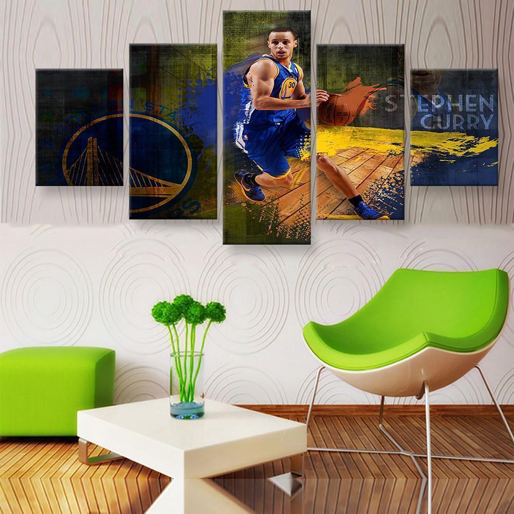 Steph Curry Nba Basketball – Canvas Wall Art