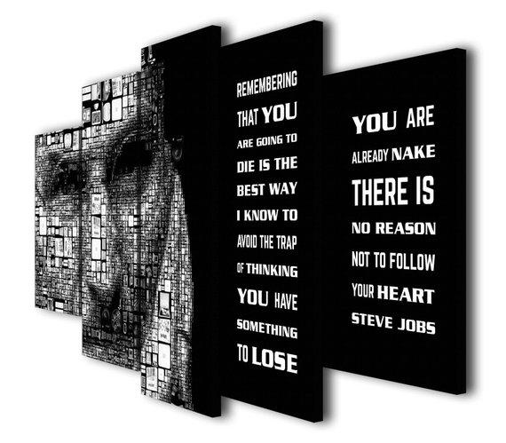 Steve Jobs 01 – Famous Person Canvas Wall Art