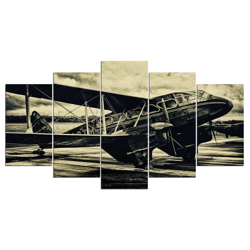 Still Life Aircraft Vintage – Aircraft Canvas Wall Art