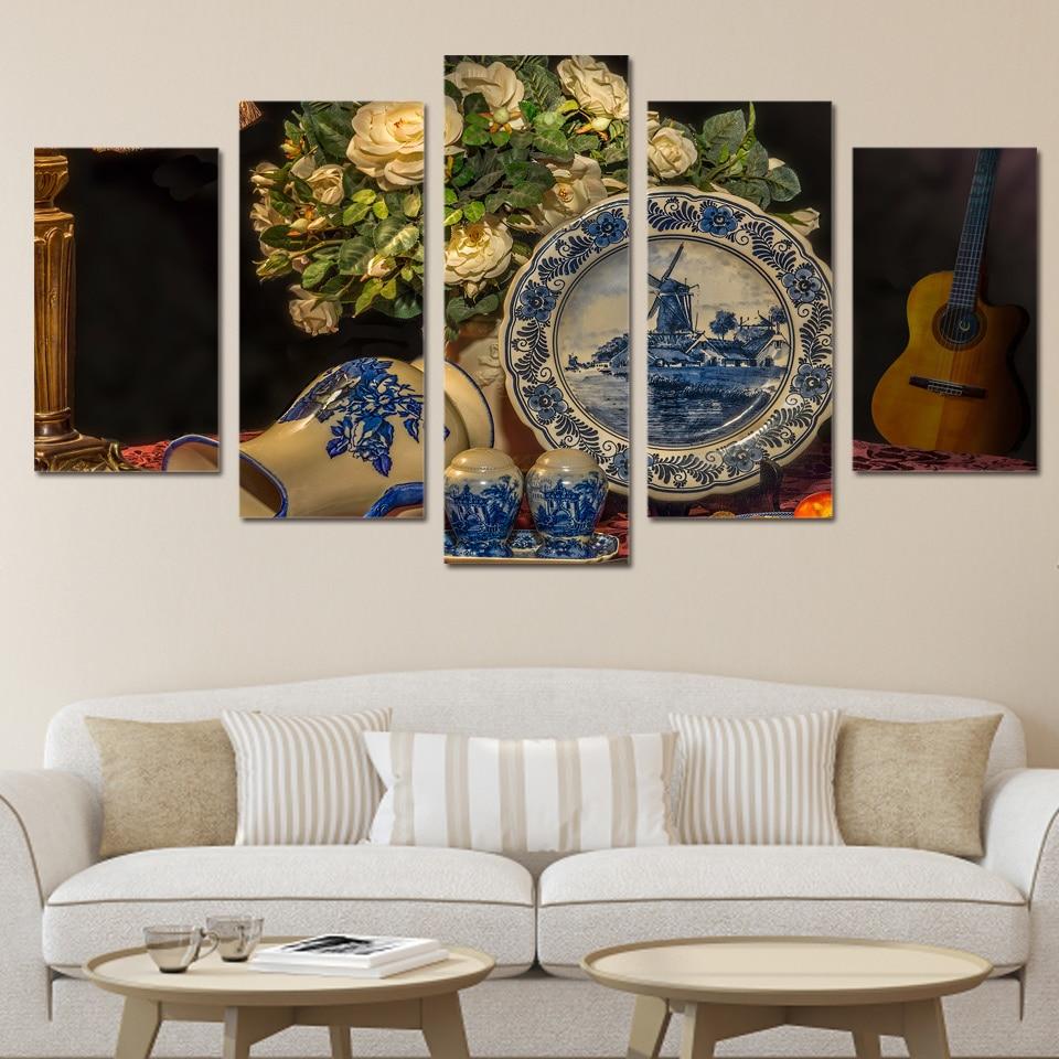 Still Life Porcelain – Abstract Canvas Wall Art