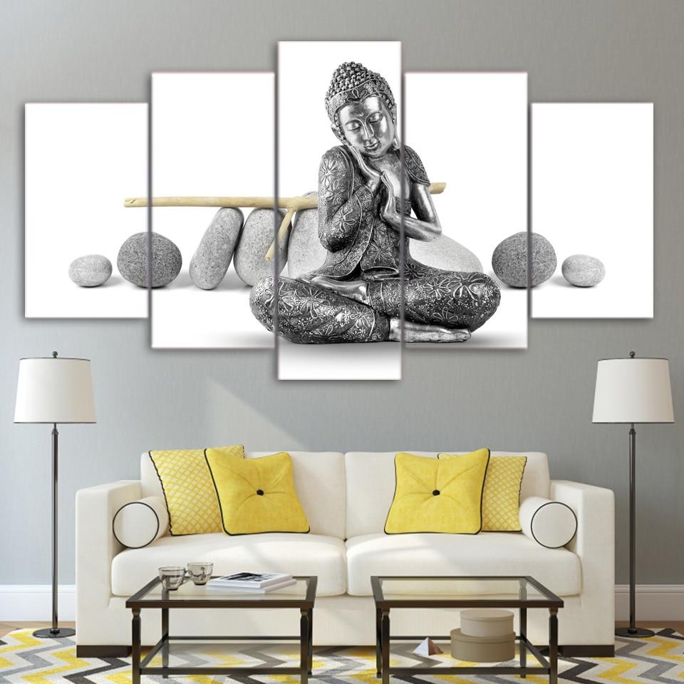 Stone Buddha 03 – Religion Canvas Wall Art