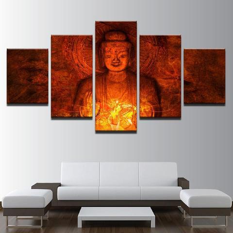 Stone Buddha – Religion Canvas Wall Art