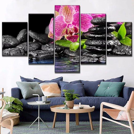 Stone Therapy Reiki Beauty Spa – Nature Canvas Wall Art