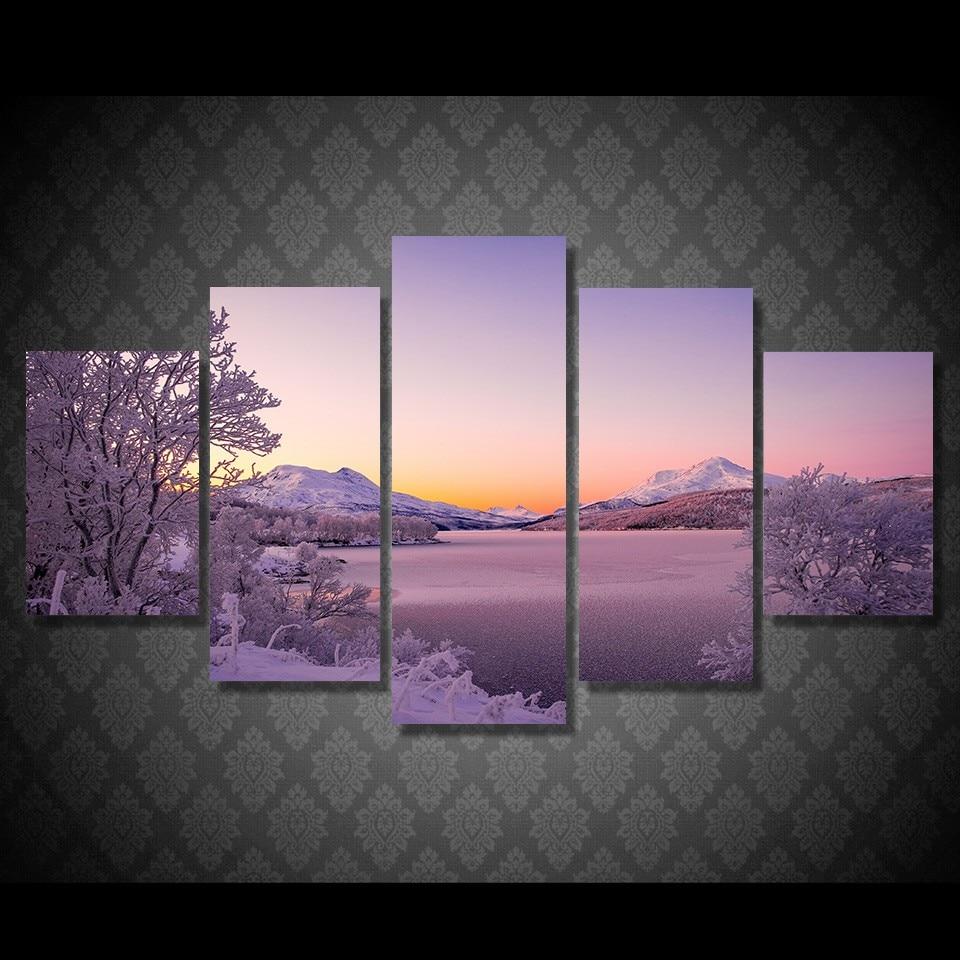 Stor Vann Lake Storvann Lake – Nature Canvas Wall Art