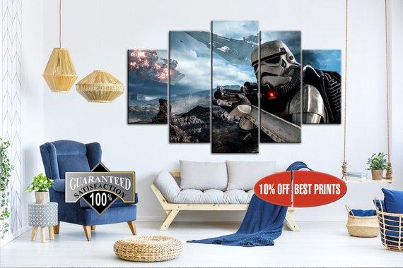 Stormtrooper 7 – Movie Canvas Wall Art