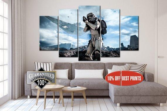 Stormtrooper 9 – Movie Canvas Wall Art