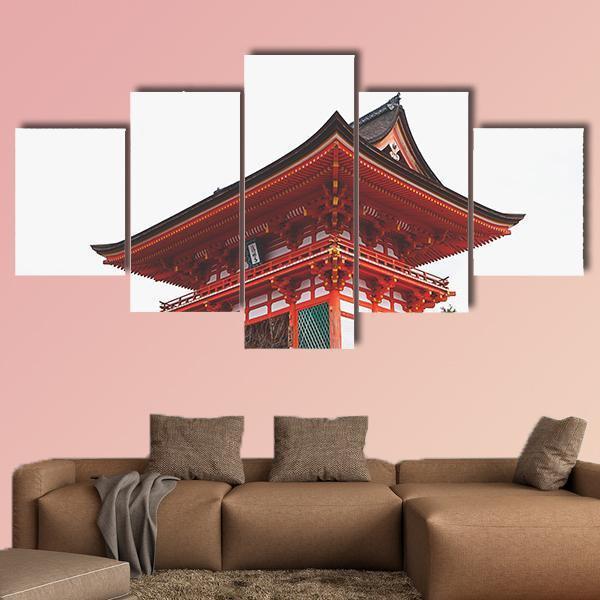 Street Around Kiyomizu Temple – Nature Canvas Wall Art