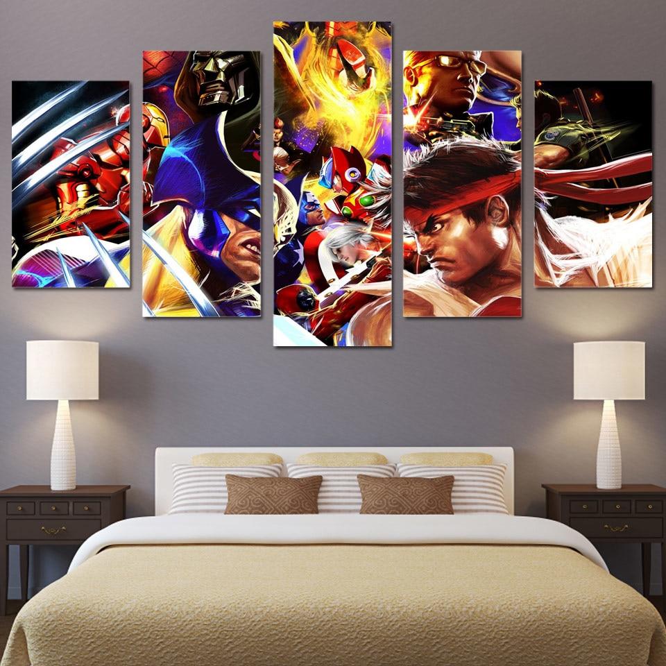 Street Fighters – Gaming Canvas Wall Art