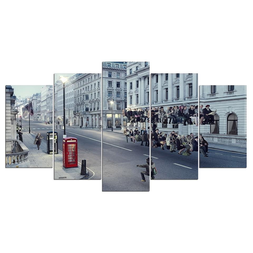 Street View Creative Art Fantasy – Nature Canvas Wall Art