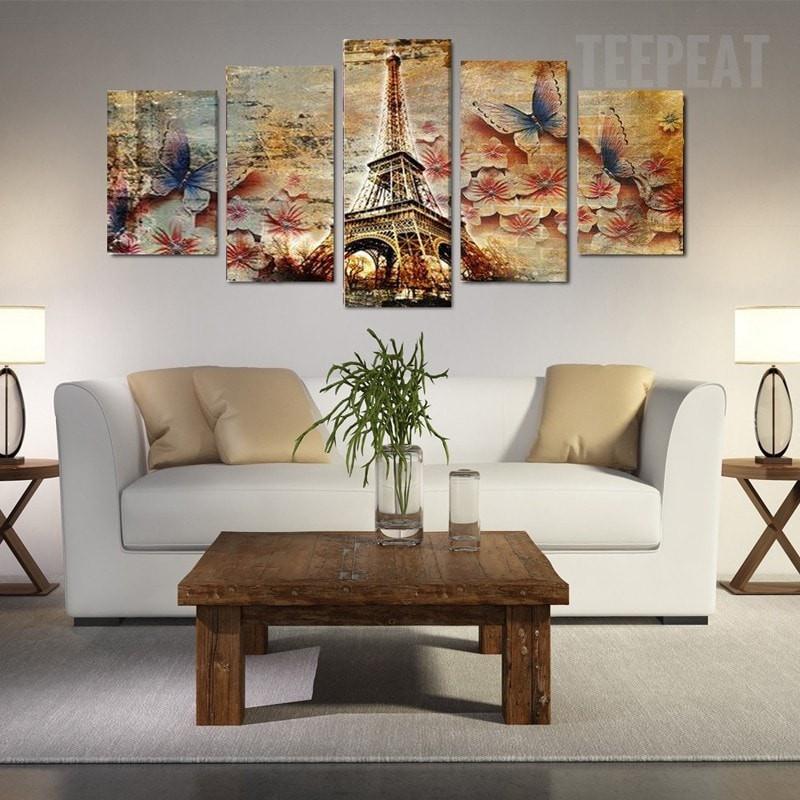 Stunning Butterfly Tower – Nature Canvas Wall Art