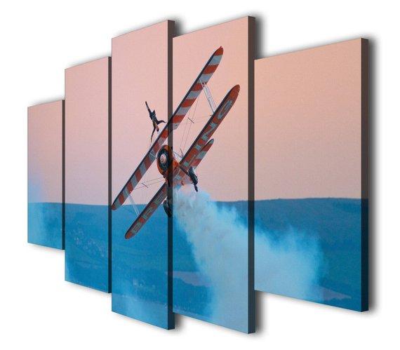 Stunts Wingwalkers Sport – Aircraft Canvas Wall Art