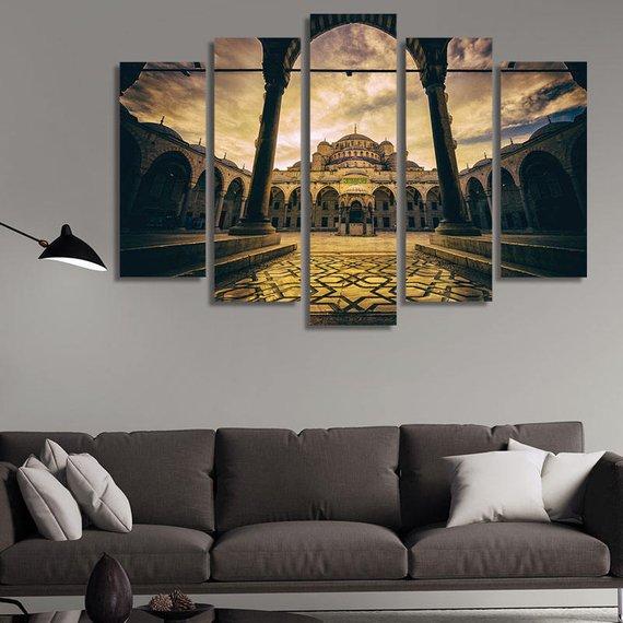 Sultan Ahmed Mosque 01 – Nature Canvas Wall Art
