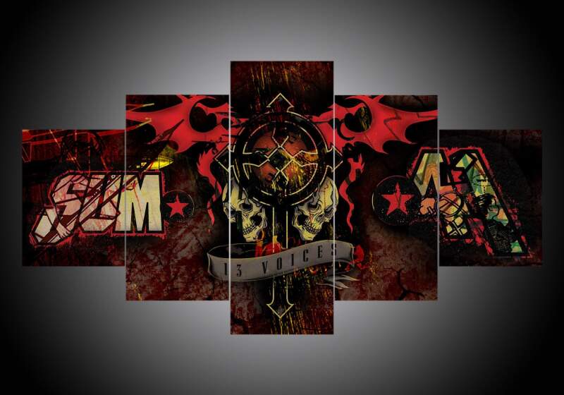 Sum 41 – Abstract Canvas Wall Art