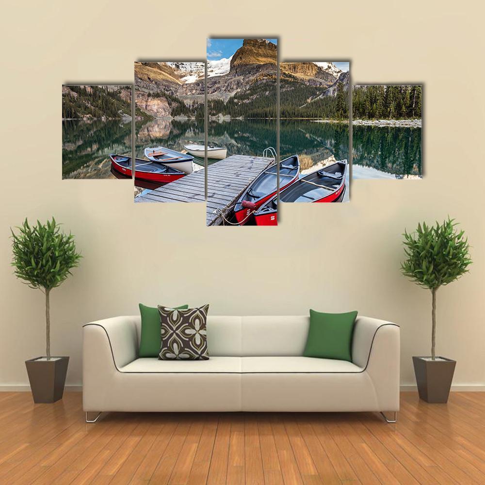 Summertime In The Canadian Rockies – Nature Canvas Wall Art