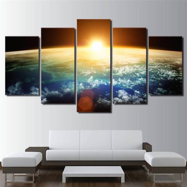 Sun In The Universe – Space Canvas Wall Art