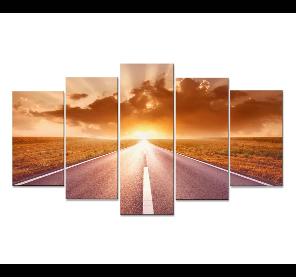 Sunny Road – Nature Canvas Wall Art