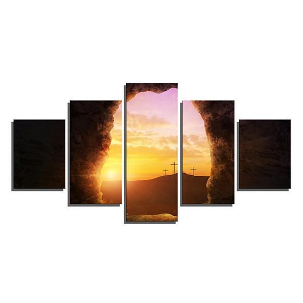 Sunrise From The Tomb Of Jesus – Nature Canvas Wall Art