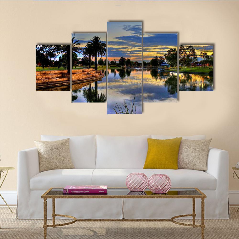 Sunrise In The Park Perth – Nature Canvas Wall Art