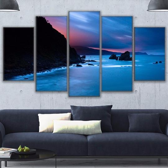 Sunrise Over San Juan De Gaztelugatxe Spain – Space Canvas Wall Art
