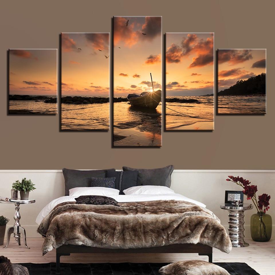 Sunrise Sea 22 – Space Canvas Wall Art