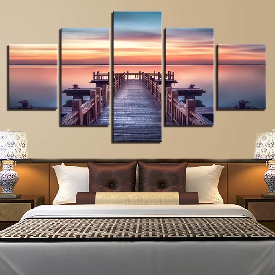 Sunrise Sea – Space Canvas Wall Art