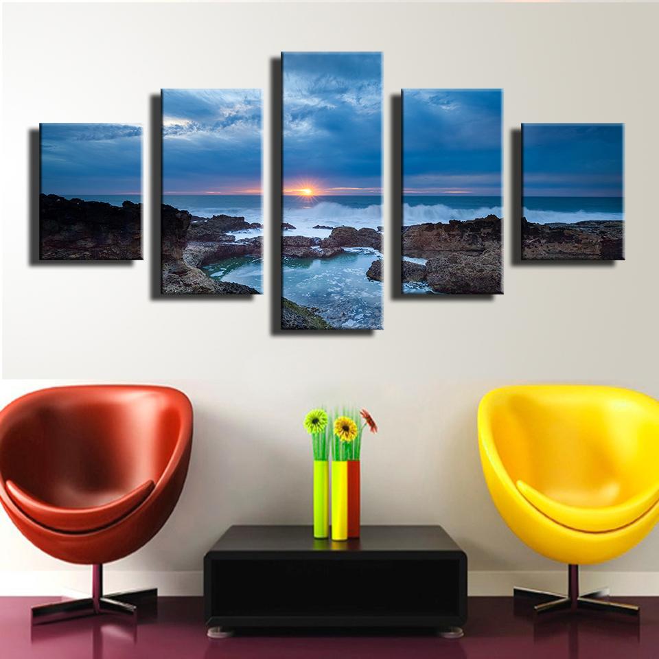 Sunrise Seaview – Nature Canvas Wall Art