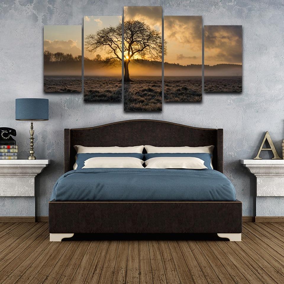 Sunrise Tree 30 – Nature Canvas Wall Art