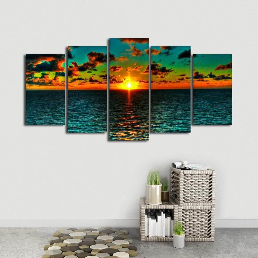 Sunrise View Sea Landscape – Nature Canvas Wall Art
