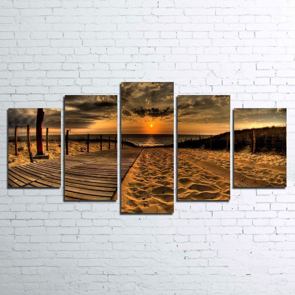 Sunset Beach – Landscape Canvas Wall Art