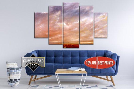 Sunset Beatiful Landscape – Nature Canvas Wall Art