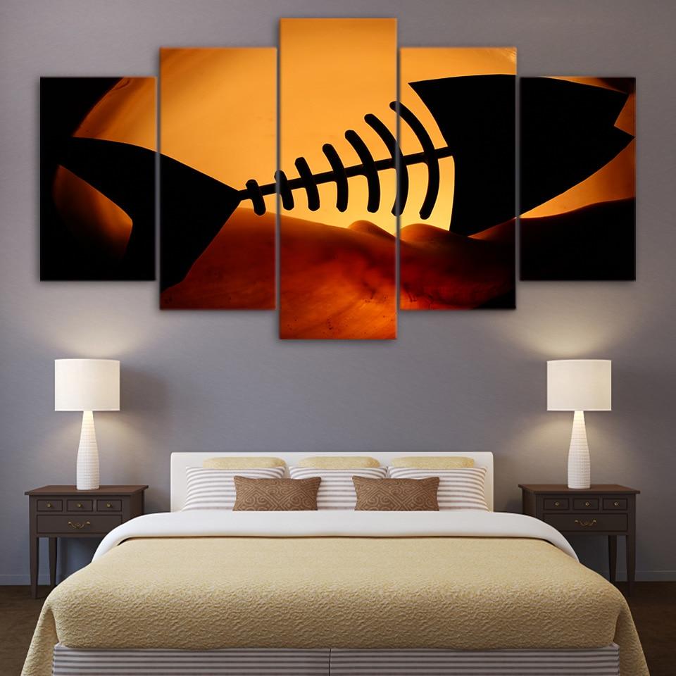 Sunset Desert Fish Bone – Nature Canvas Wall Art