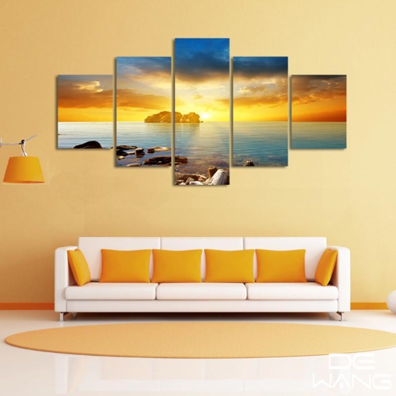 Sunset From Afar – Nature Canvas Wall Art