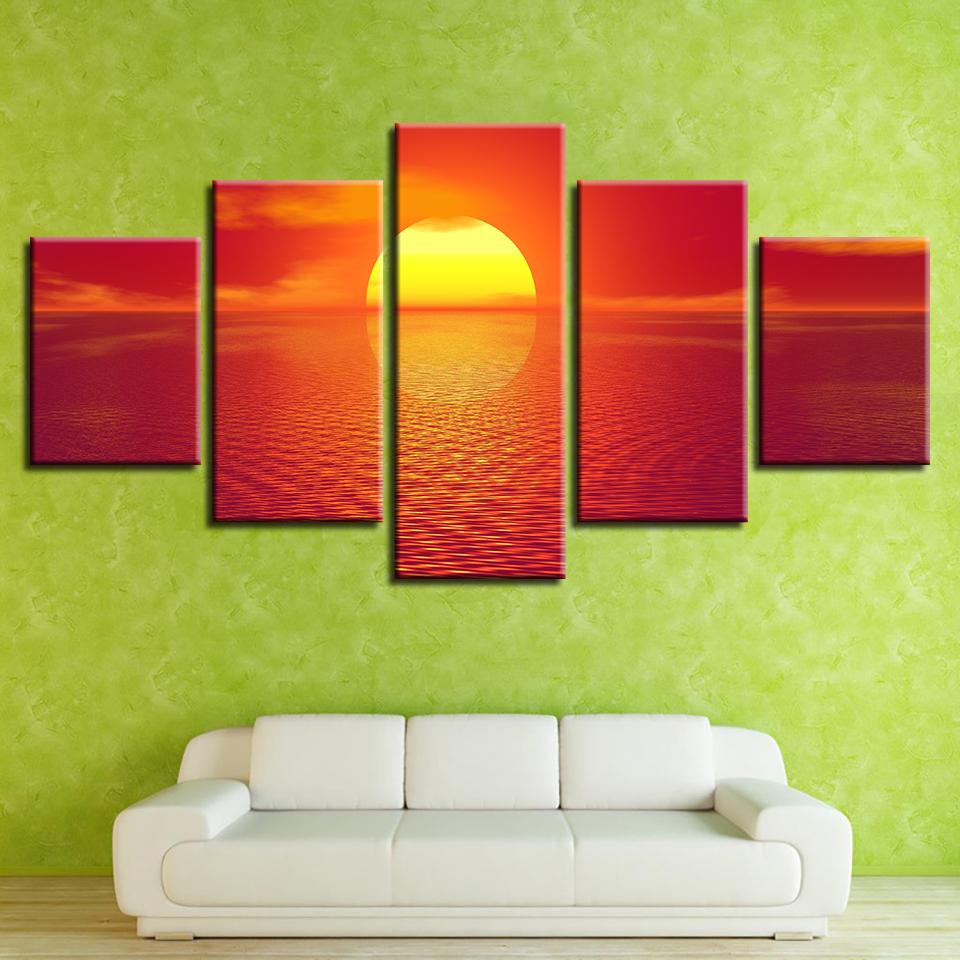 Sunset Seaview – Nature Canvas Wall Art