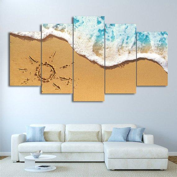 Sunshine Beach – Nature Canvas Wall Art