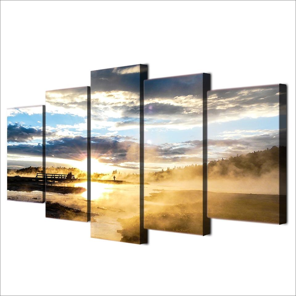 Sunshine Landscape – Nature Canvas Wall Art