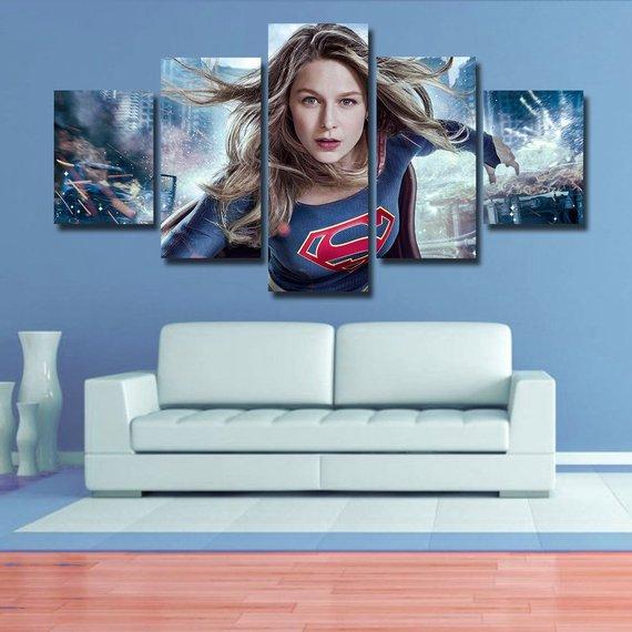 Super Girl – Gaming Canvas Wall Art