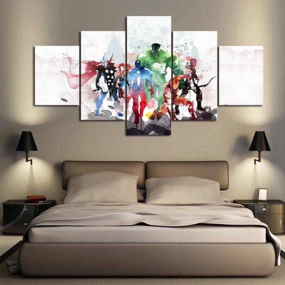 Super Heroes Dc Canvas Wall Art